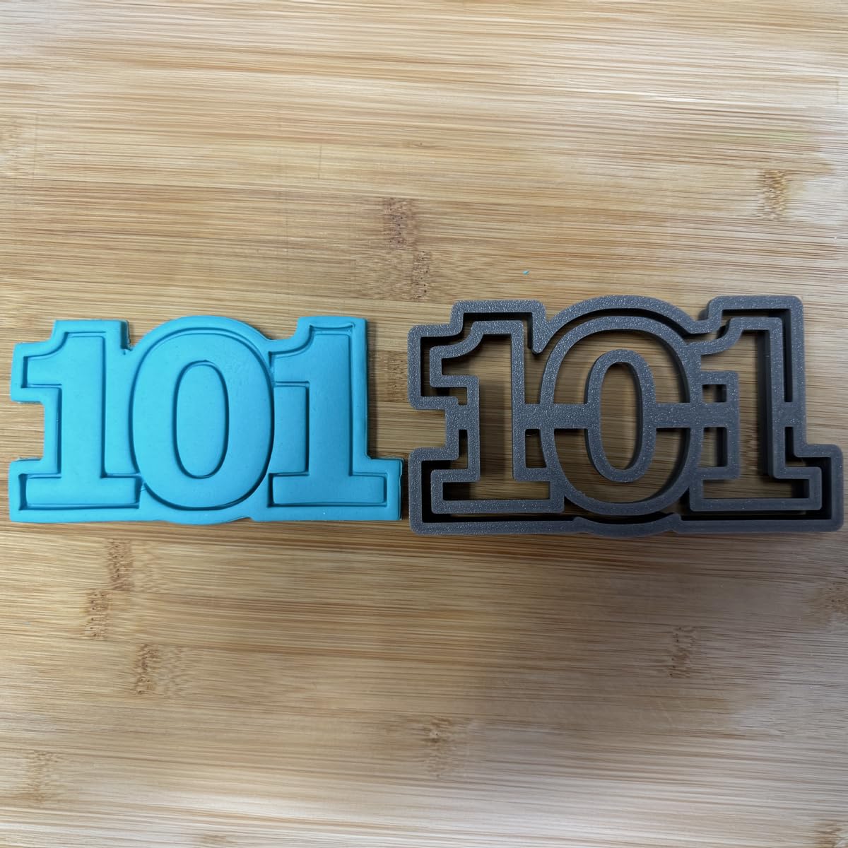 101 cookie cutter - Perfect for Milestone Celebrations (3x5.5") Made in the USA by Mighty Gadget