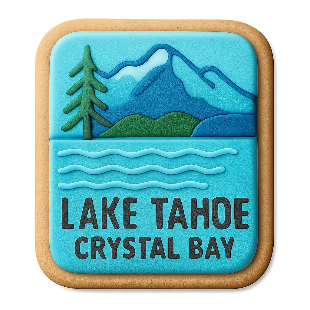 Lake Tahoe Scenic Cookie Cutter - 4x4" Premium Kitchen Design Baking