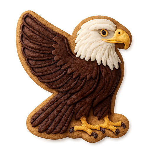 Majestic Eagle 412 Cookie Cutter - 4x3.2" Premium Baking Design