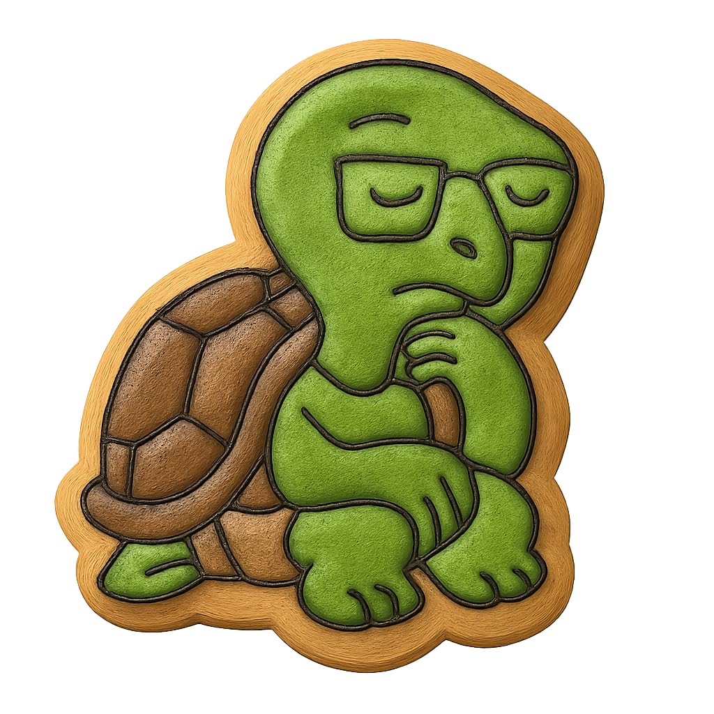 Wise Tortoise Cookie Cutter 4x3.2" Creative Kitchen Baking Tool