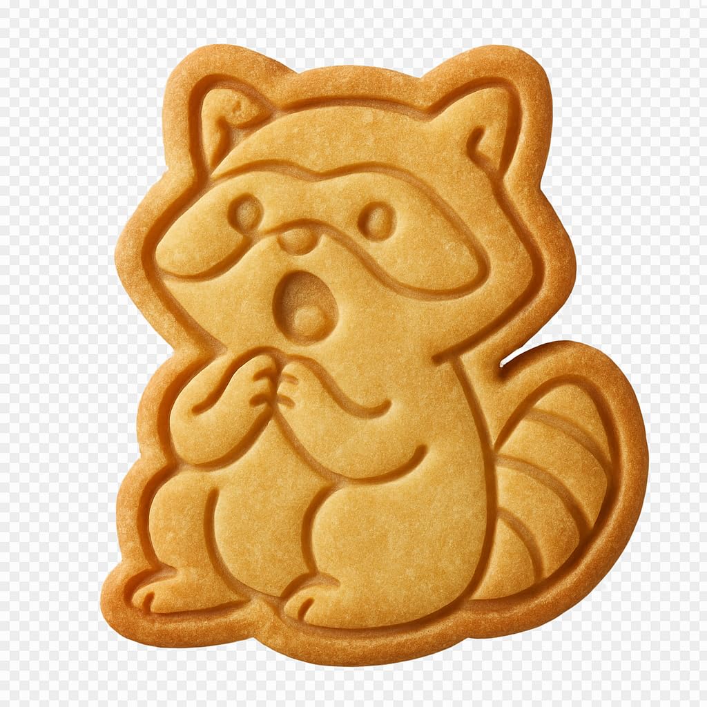 Hungry Raccoon Cookie Cutter - 2.8x4" Fun Kitchen Baking Tool