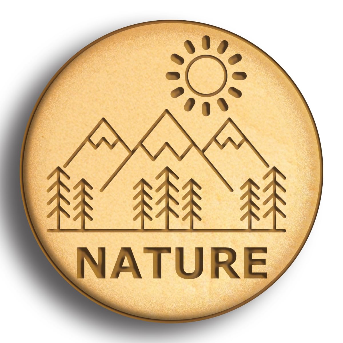 Nature Escape Mountain & Tree Cookie Cutter - 3.75x3.75 Inches, Perfect for Outdoor and Adventure Baking