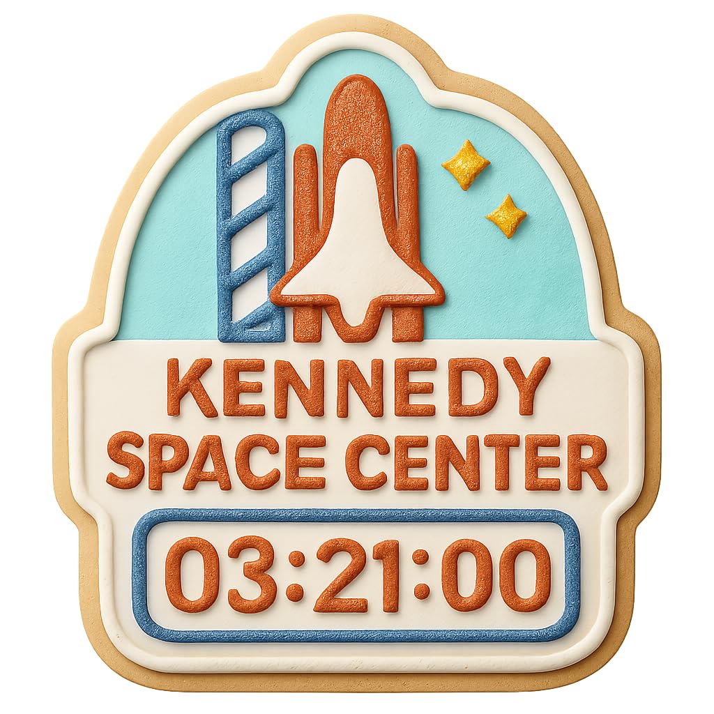 Kennedy Space Center Cookie Cutter - 4x3.5" Fun Baking Tool