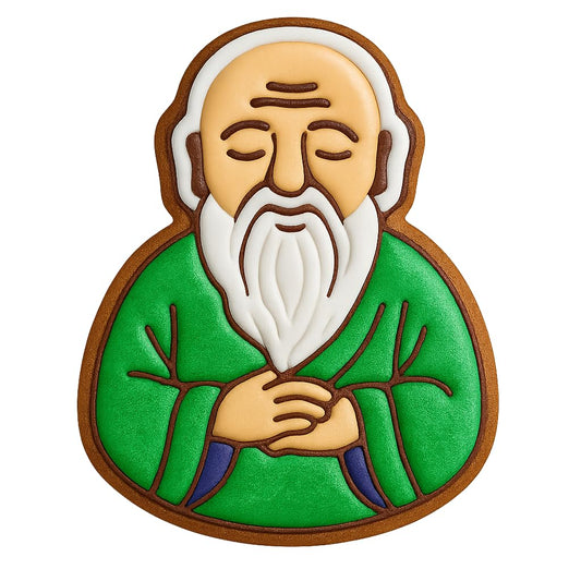 Philosopher Laozi Cookie Cutter - 4x3" Professional Design Kitchen