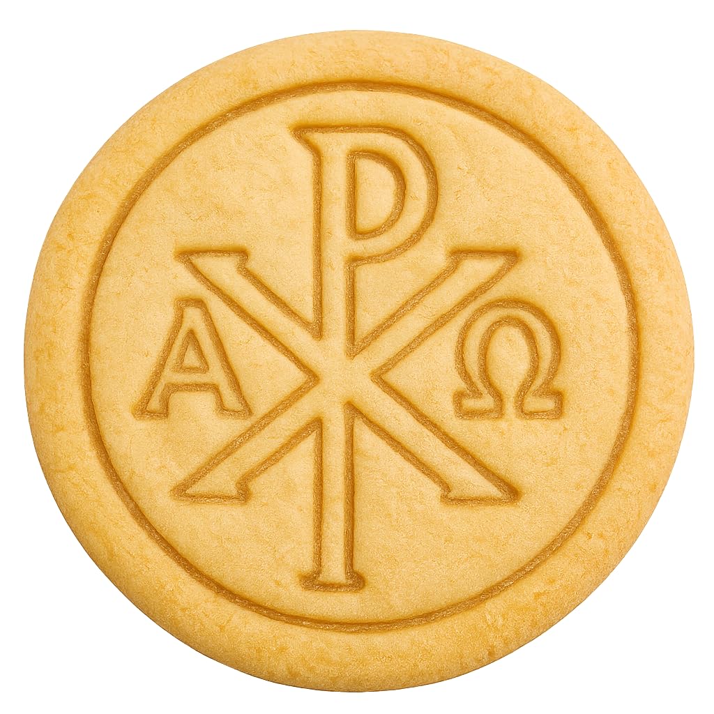 Chi-Rho Symbol Cookie Cutter Style 3 - 4x3.9" Premium Baking Design