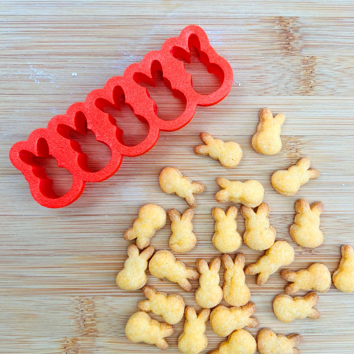 Mini Easter Bunny Cookie Cutter, 1" Made in USA by Mighty Gadget (5 bunny)