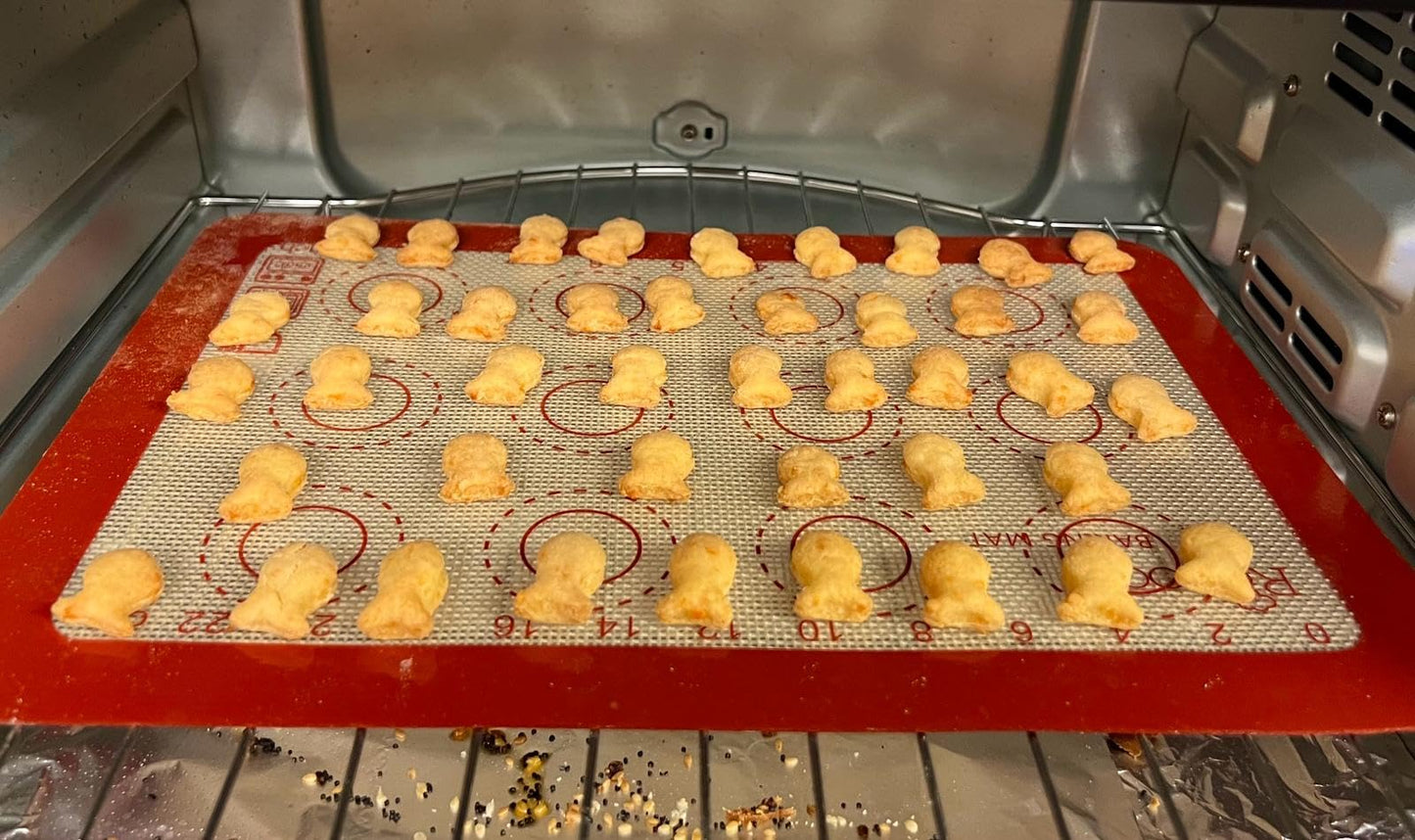 Mini Goldfish Cracker Cutter and Goldfish Cookie Cutter - goldfish mold Hand Made in the USA by Mighty Gadget (12 x 1" Goldfish cutter)