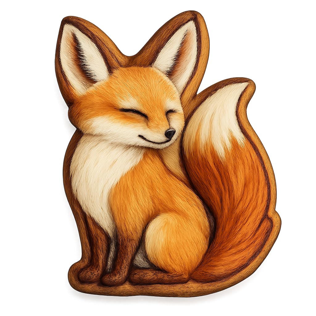 Majestic Phoenix Fox Cookie Cutter - 4x3" Creative Kitchen Tool Party