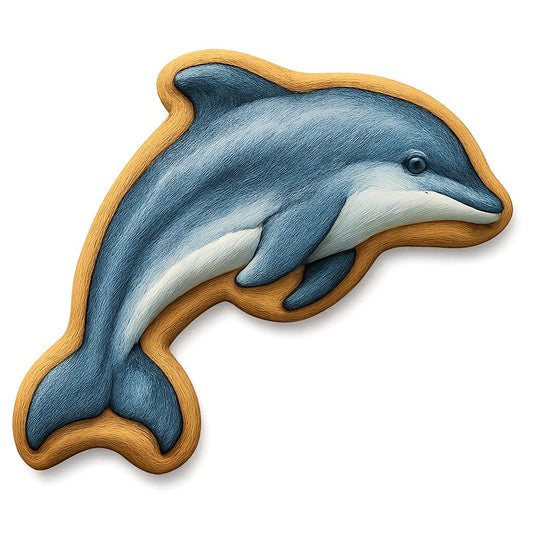 Leaping Dolphin Cookie Cutter 4x2.5" Fun Baking Tool