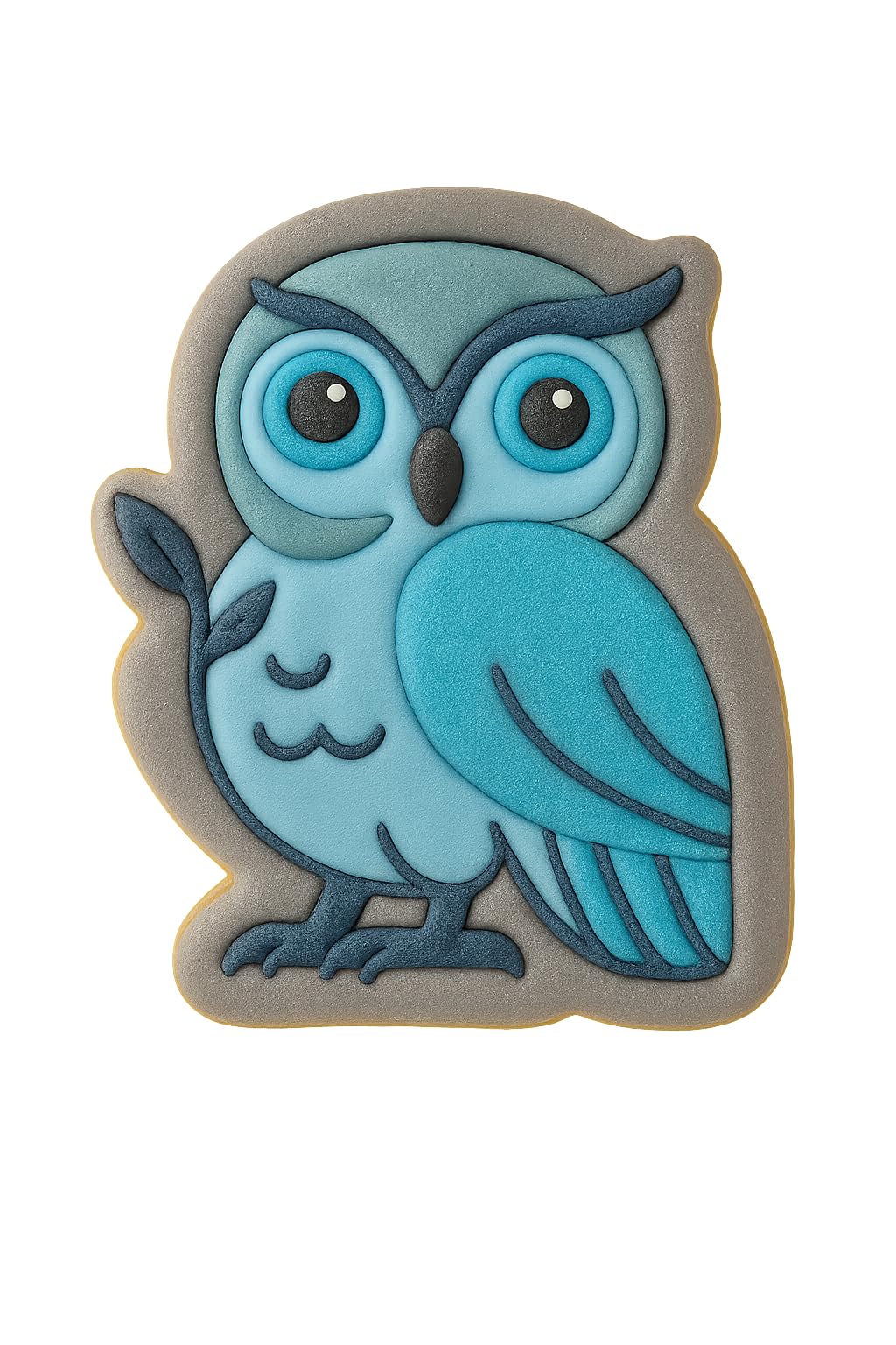 Athena's Owl Cookie Cutter - 4x3.12" Premium Baking Design Kitchen Tool