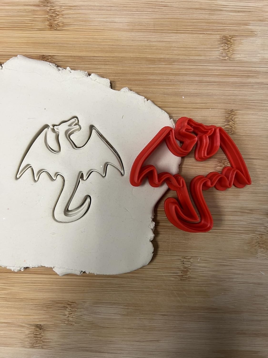 Flying Dragon Cookie Cutter - Perfect for Fantasy Enthusiasts and Bakers - 3" to 8" - Made in the USA by Mighty Gadget