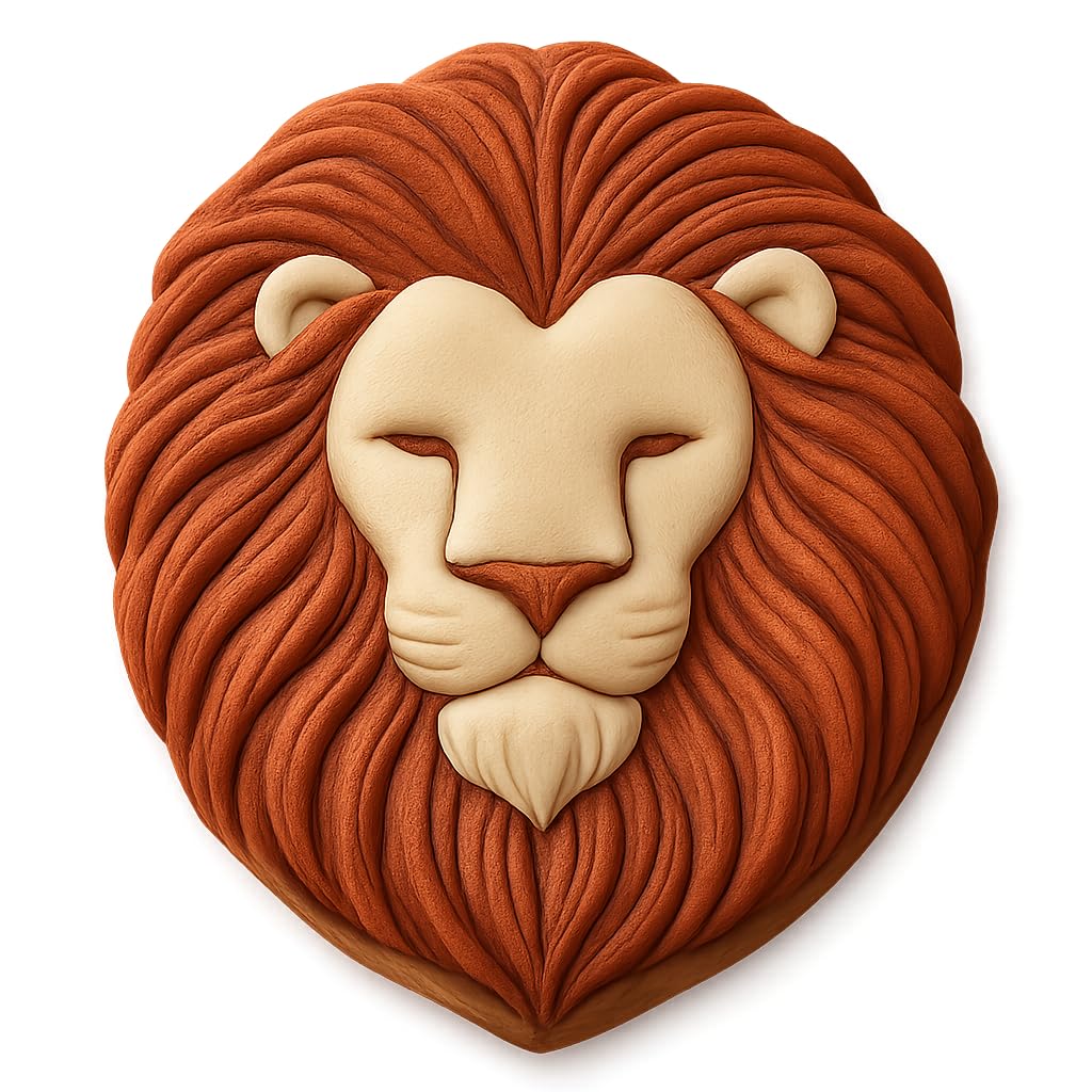 Majestic Mane Lion Cookie Cutter-4x3.5" Creative Kitchen Baking Tool