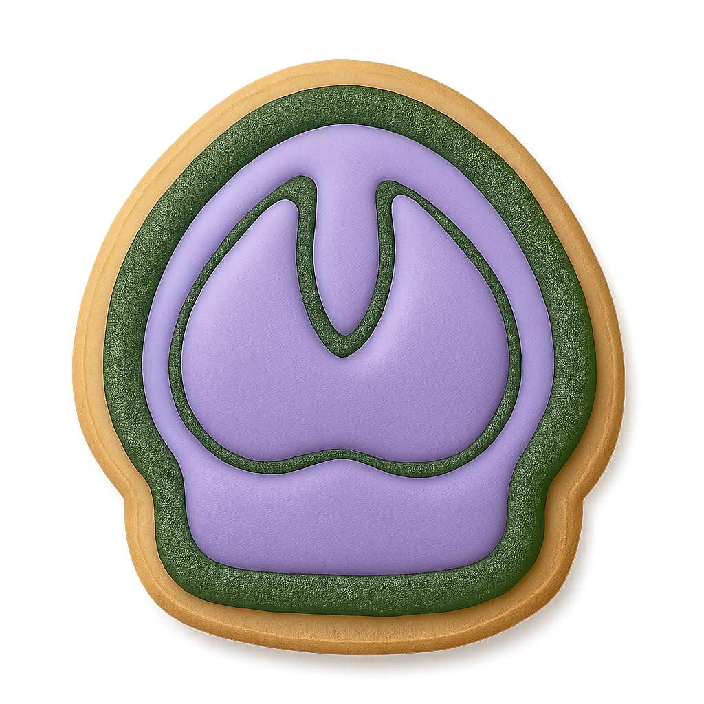 Heather Hoof Cookie Cutter - 4x3.8" Fun Creative Baking Design
