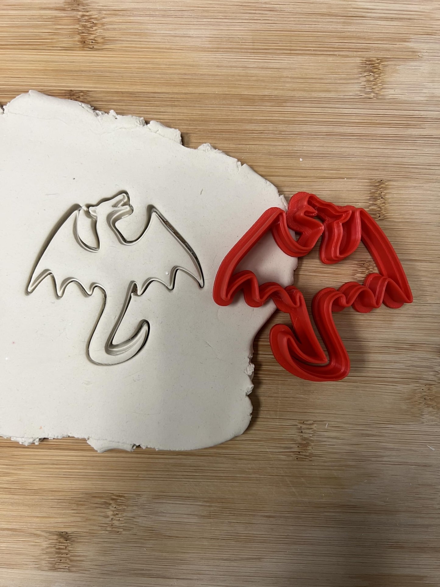 Flying Dragon Cookie Cutter - Perfect for Fantasy Enthusiasts and Bakers - 3" to 8" - Made in the USA by Mighty Gadget