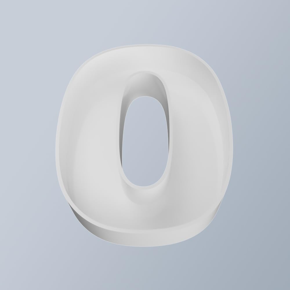 8" Hard Plastic Reusable Plastic Letter Food Trays, Letter Charcuterie Board Box for all Party Decoration (White Coloe)