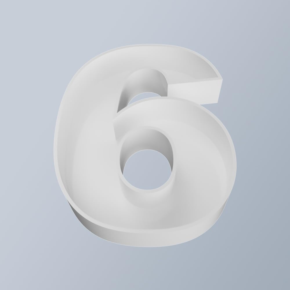 8" Hard Plastic Reusable Plastic Letter Food Trays, Letter Charcuterie Board Box for all Party Decoration (White Coloe)
