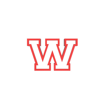 4 inches Varsity Letters Cookie Cutters