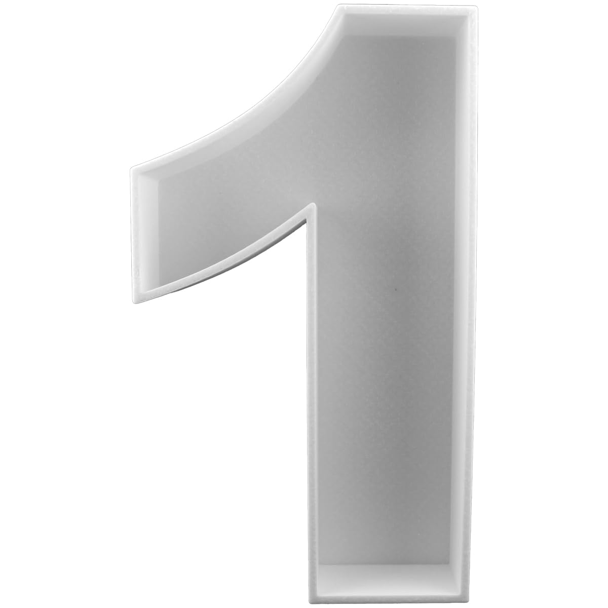 8" Hard Plastic Reusable Plastic Letter Food Trays, Letter Charcuterie Board Box for all Party Decoration (White Coloe)