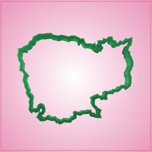 Cambodia Cookie Cutter 4 inches tall by 3 inches wide