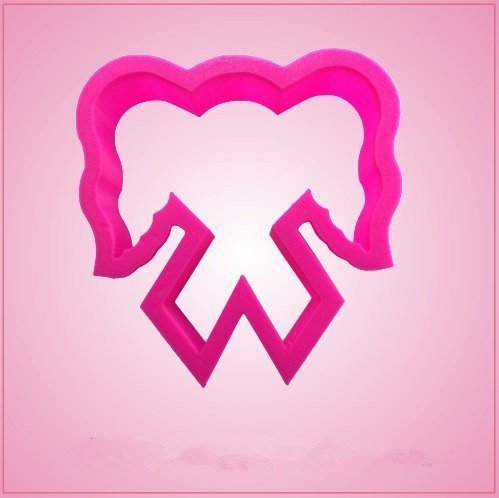 Pink Angel Wings Cancer Ribbon Cookie Cutter for Baking & Fondant Clay Gifts