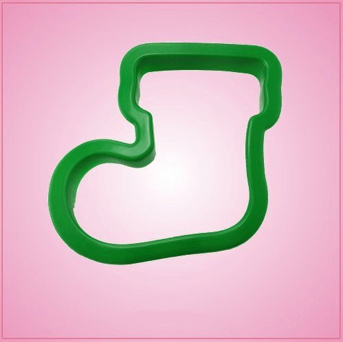 Green Stocking Cookie Cutter
