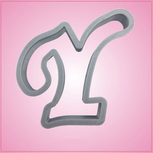 Cursive Letter Y Cookie Cutter
