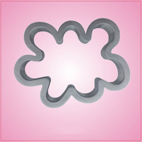 Dycica Paint Splatter Cookie Cutter, 3x4.25 Inches, 1 Piece