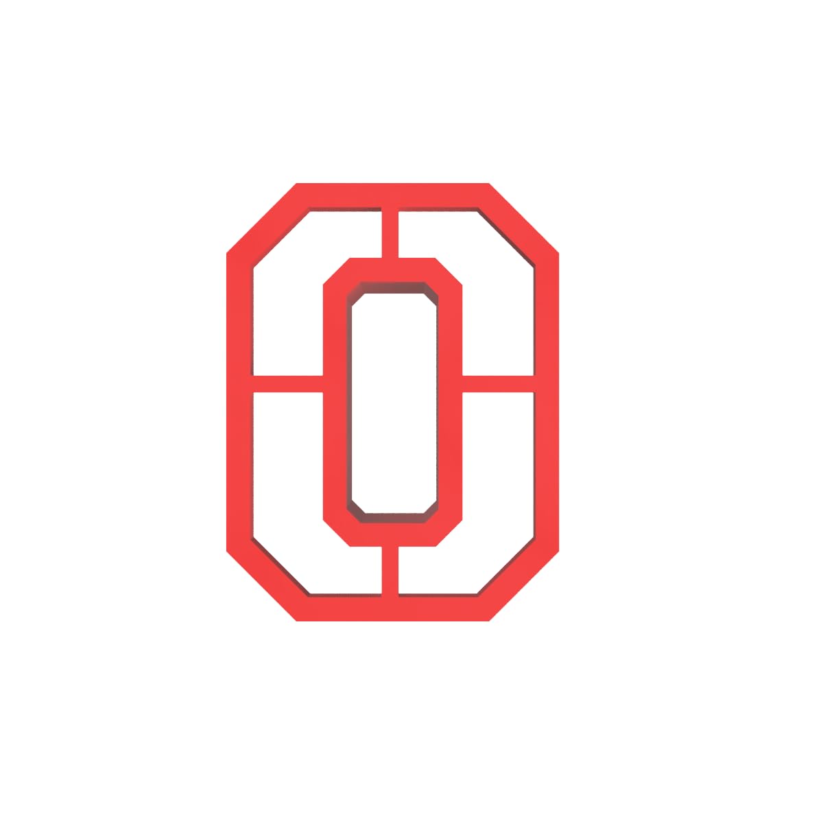 4 inches Varsity Letters Cookie Cutters