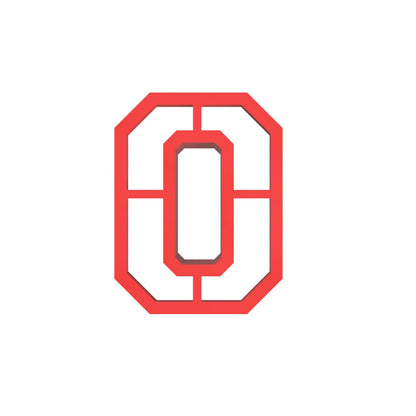 4 inches Varsity Letters Cookie Cutters