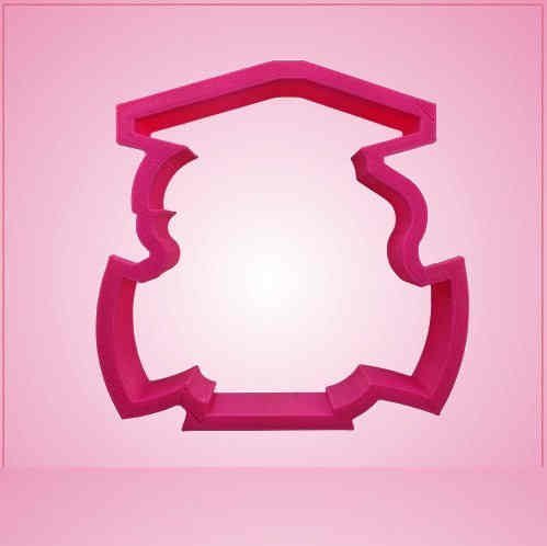 Pink Gloria Grad Girl Cookie Cutter
