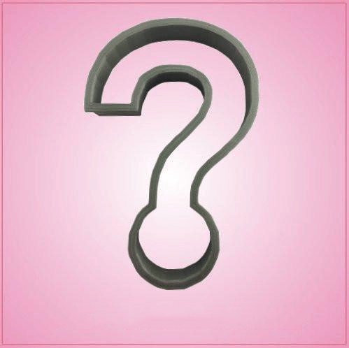 Question Mark Cookie Cutter 4Inch tall, 2-1/2Inch wide