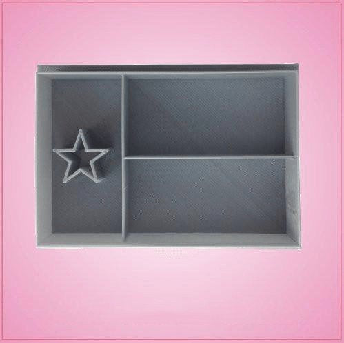 Texas Flag Cookie Cutter 2-1/4?inches tall, 3-1/2 inches wide