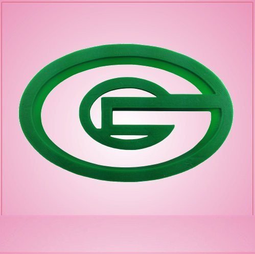 Oval Letter G Cookie Cutter 2-1/2 inches tall, 4 inches wide Green