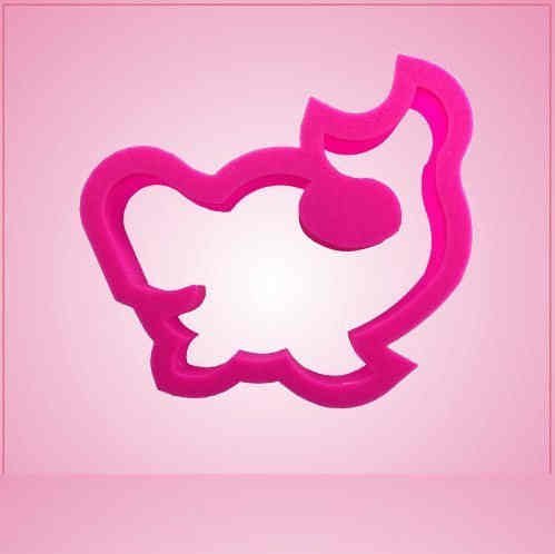 Pink Sadie Shark Cookie Cutter