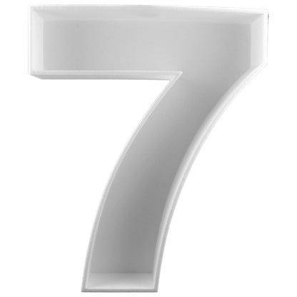 8" Hard Plastic Reusable Plastic Letter Food Trays, Letter Charcuterie Board Box for all Party Decoration (White Coloe)