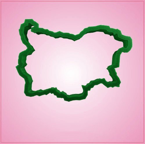 Bulgaria Cookie Cutter 2-3/4?inches tall, 3-3/4 inches wide