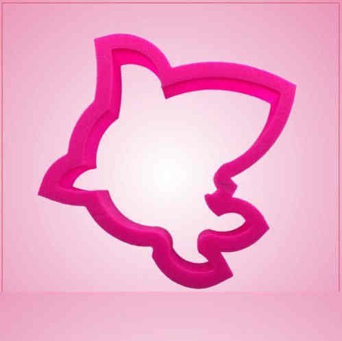 Pink Sammy Shark Cookie Cutter