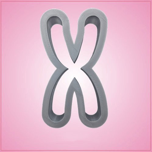 X Chromosome Cookie Cutter 3-1/4 inches tall, 1-3/4 inches wide