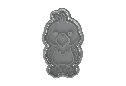 Cute Kawaii Shoebill Bird Cookie Cutter - 4x2.2" Creative Party Design