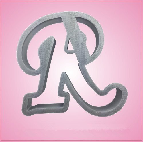 Cursive Letter R Cookie Cutter – MG Cookie Cutters