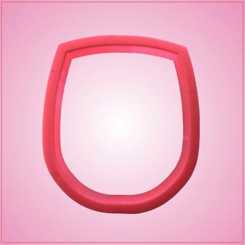 Stemless Wine Glass Cookie Cutter for Baking & Fondant Clay Gifts Kitchen