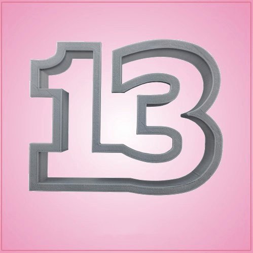 Number 13 Cookie Cutter (3.5")