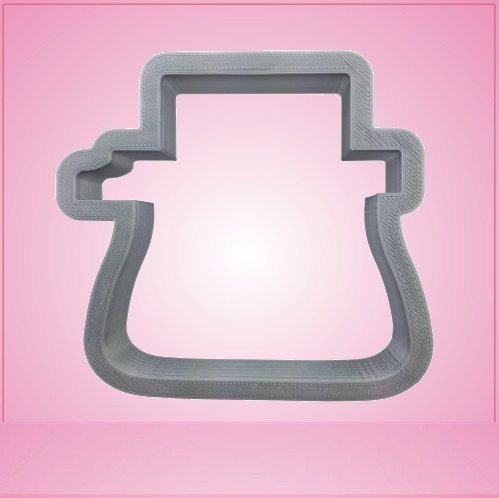 Typewriter Cookie Cutter 3 inches tall, just over 3-1/4 inches wide