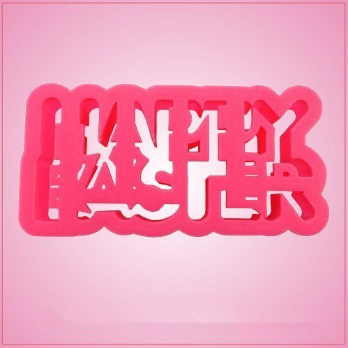 Happy Easter Cookie Cutter 4 inches wide
