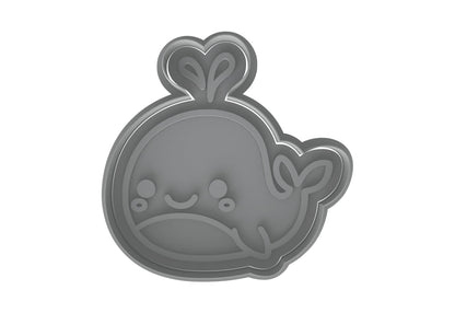 Jonah’s Whale Cookie Cutter - 4x3.9" Quality Kids Birthday Baking