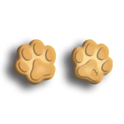 2 pack of Cute Dog Paw Cookie Cutter Combo- 2.2x2.1”, Hand Made in the USA by Mighty Gadget