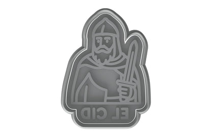El Cid Warrior Cookie Cutter - 4x2.89" Premium Heroic Design Baking Tool