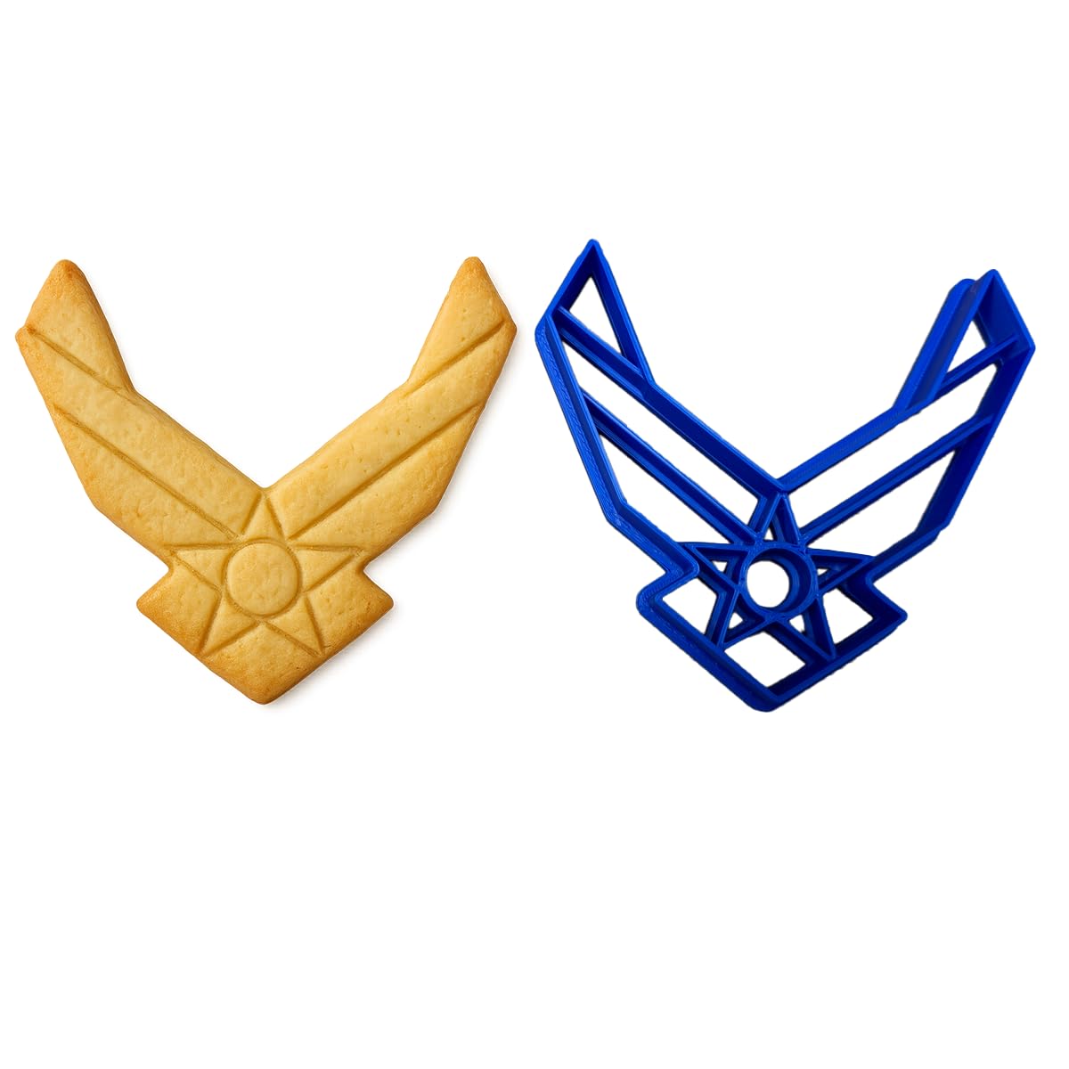 US Air Force Emblem Cookie Cutter 4x4" for Baking Fondant Clay Gifts Kitchen