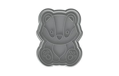 Cute Badger Cookie Cutter - 4x3" Fun Kids Baking Party Tool