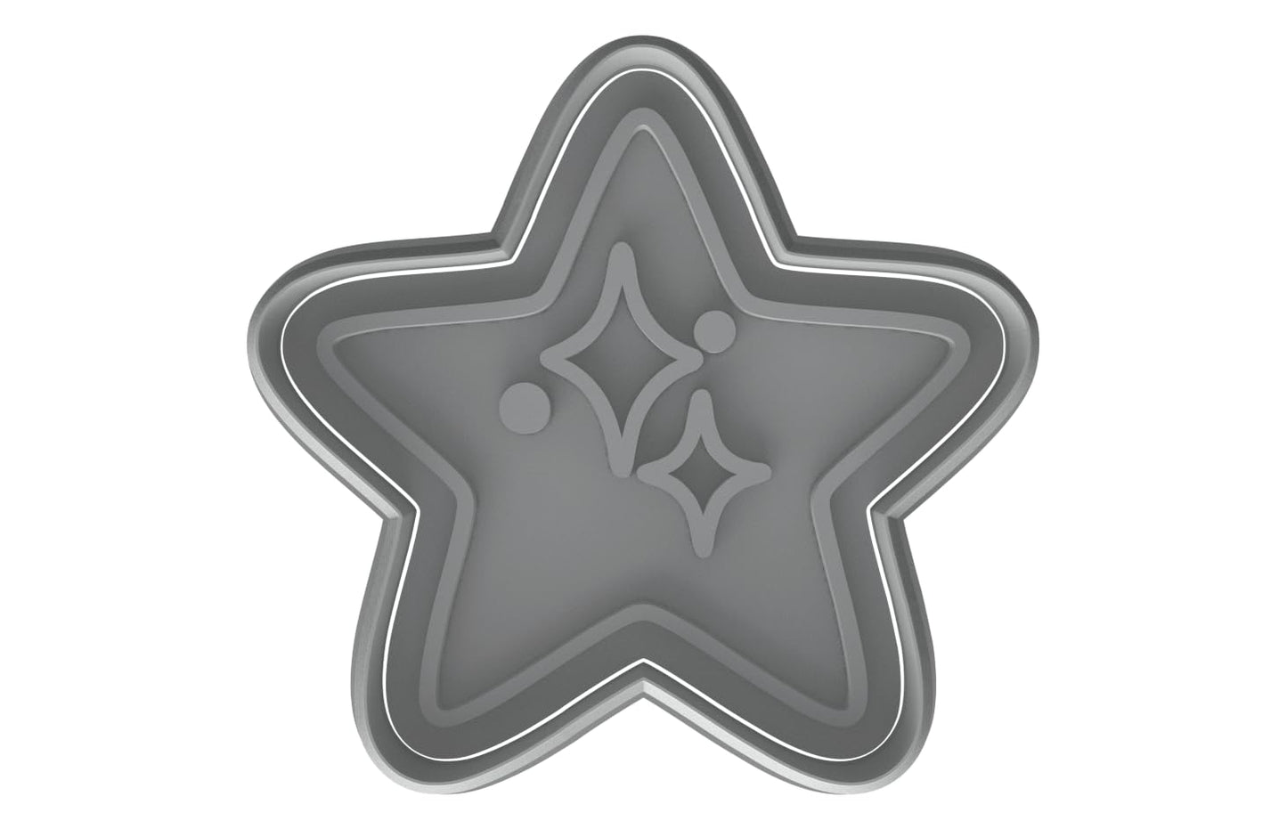 Twinkling Starfish Cookie Cutter - 4x4" Creative Baking Design Fun